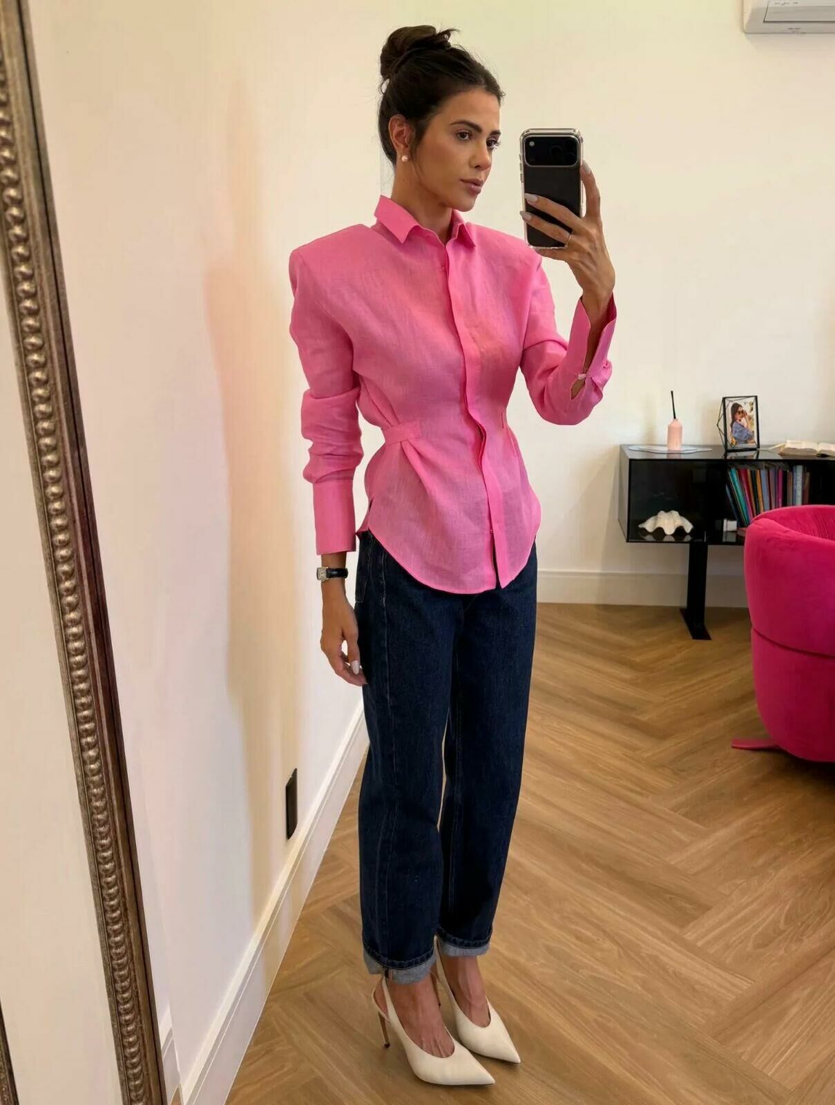 Imagem de Camisa Ivana Rosa Cloude